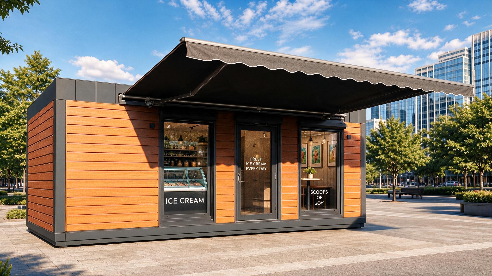 UKModularHomes Container Cafe